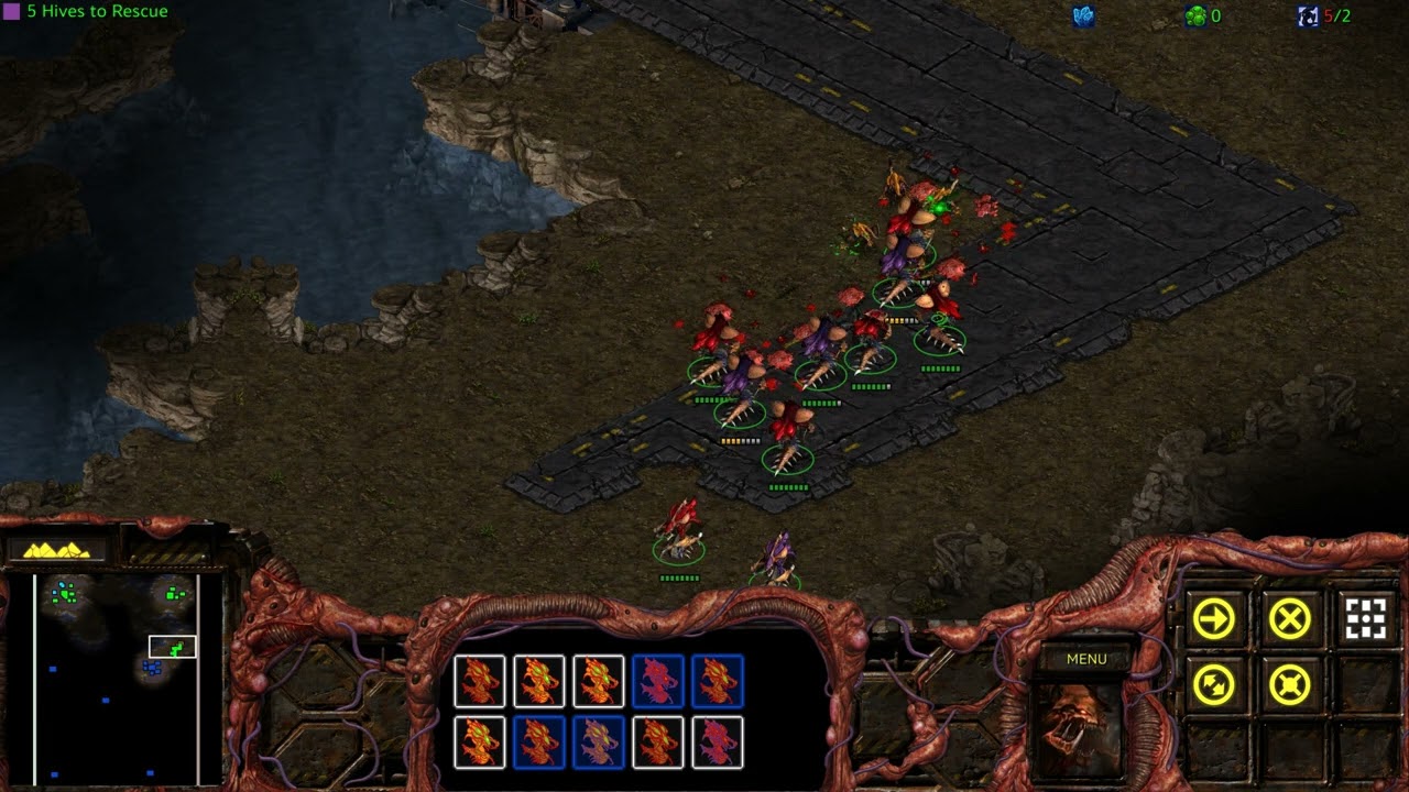 My let play StarCraft: Remastered - Brood War Zerg Mission 1