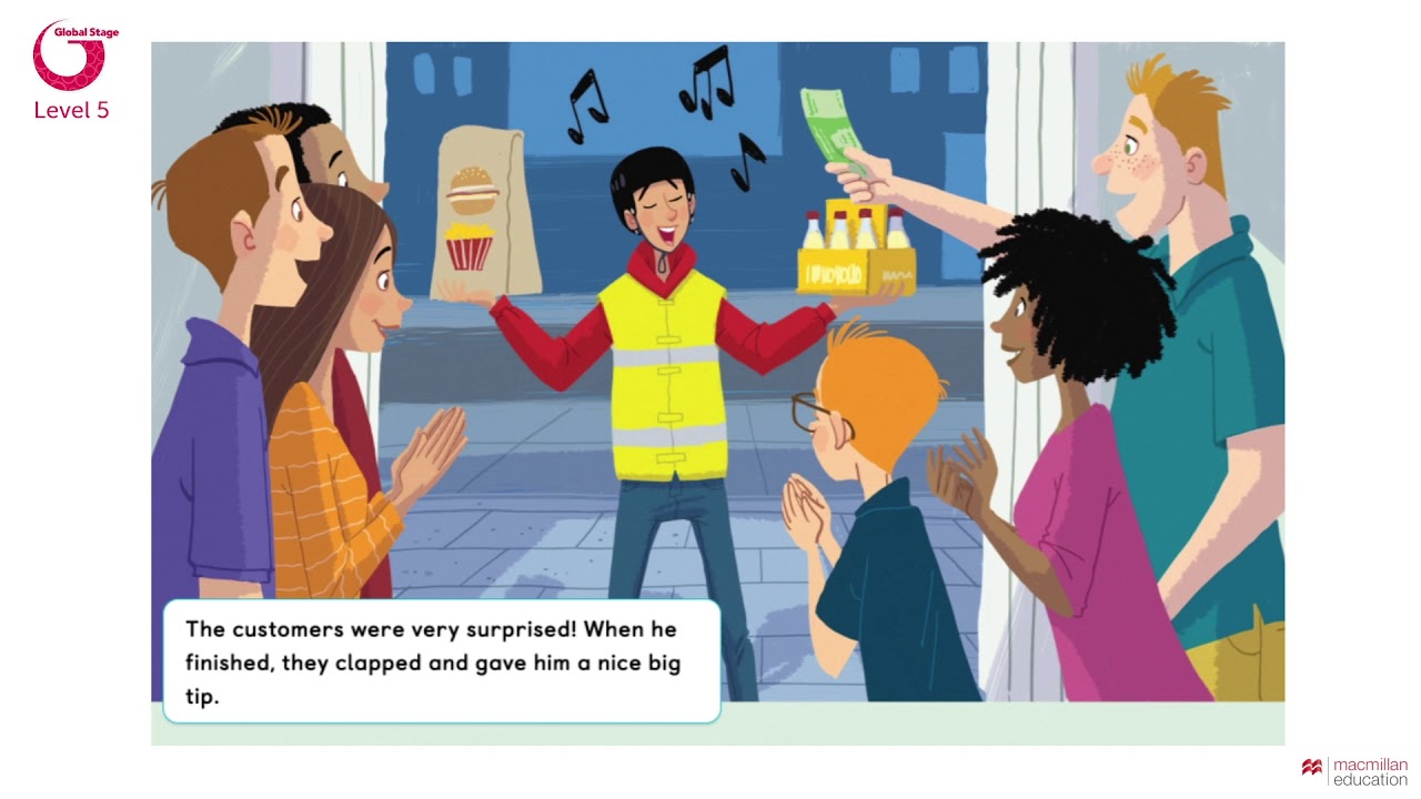 Story Time with Global Stage Level 5 Unit 4 Delivery Dan (Fiction)