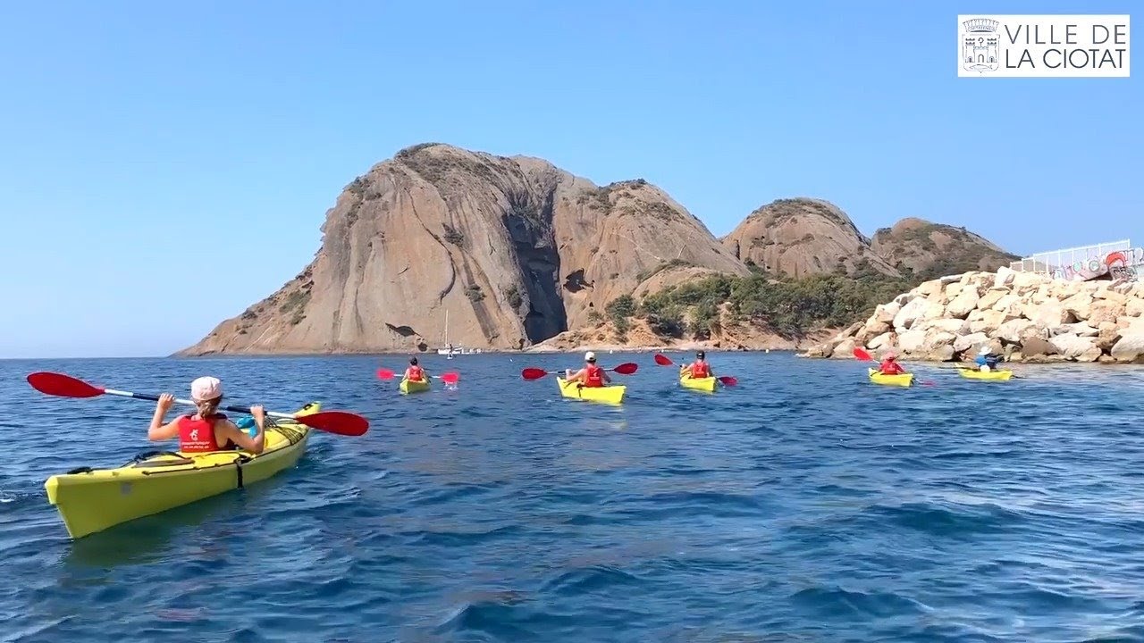 Faire du kayak dans la plus belle baie du monde ! La Ciotat