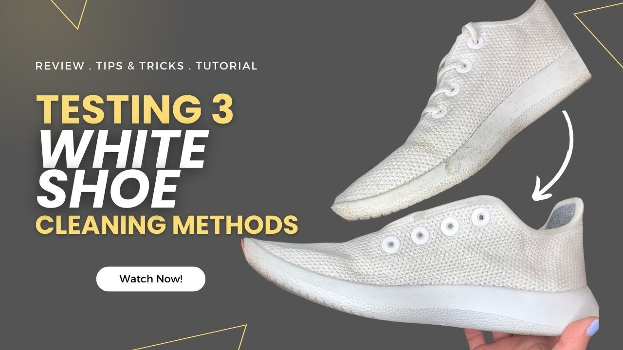 Testing Methods on How To Clean White Sneakers 👟 | Which cleaning technique will win?