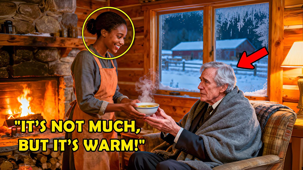 Kind Black Woman Shelters an Old Stranger in a Blizzard, 3 Days Later, Her Life Is About to Change