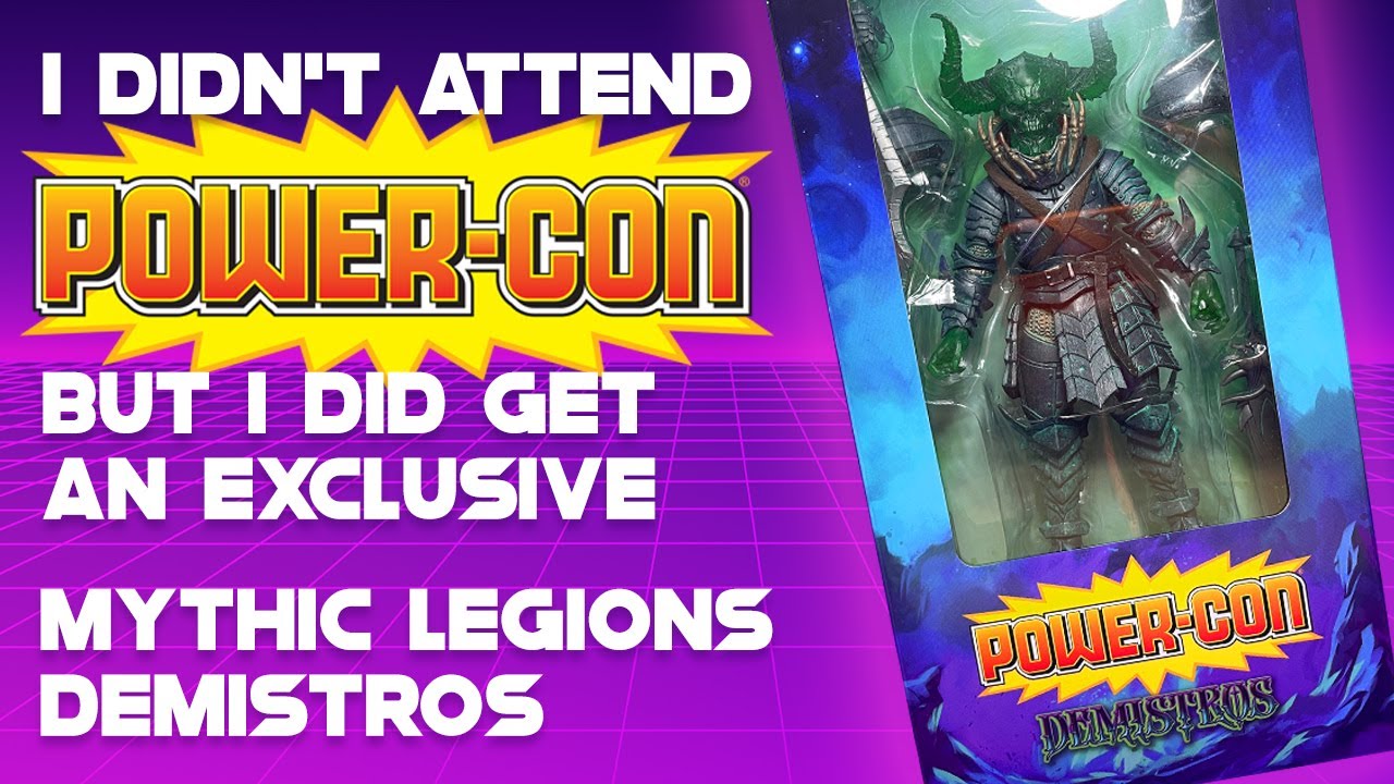 Mythic Legions Demistros Power Con 2023 Exclusive Review