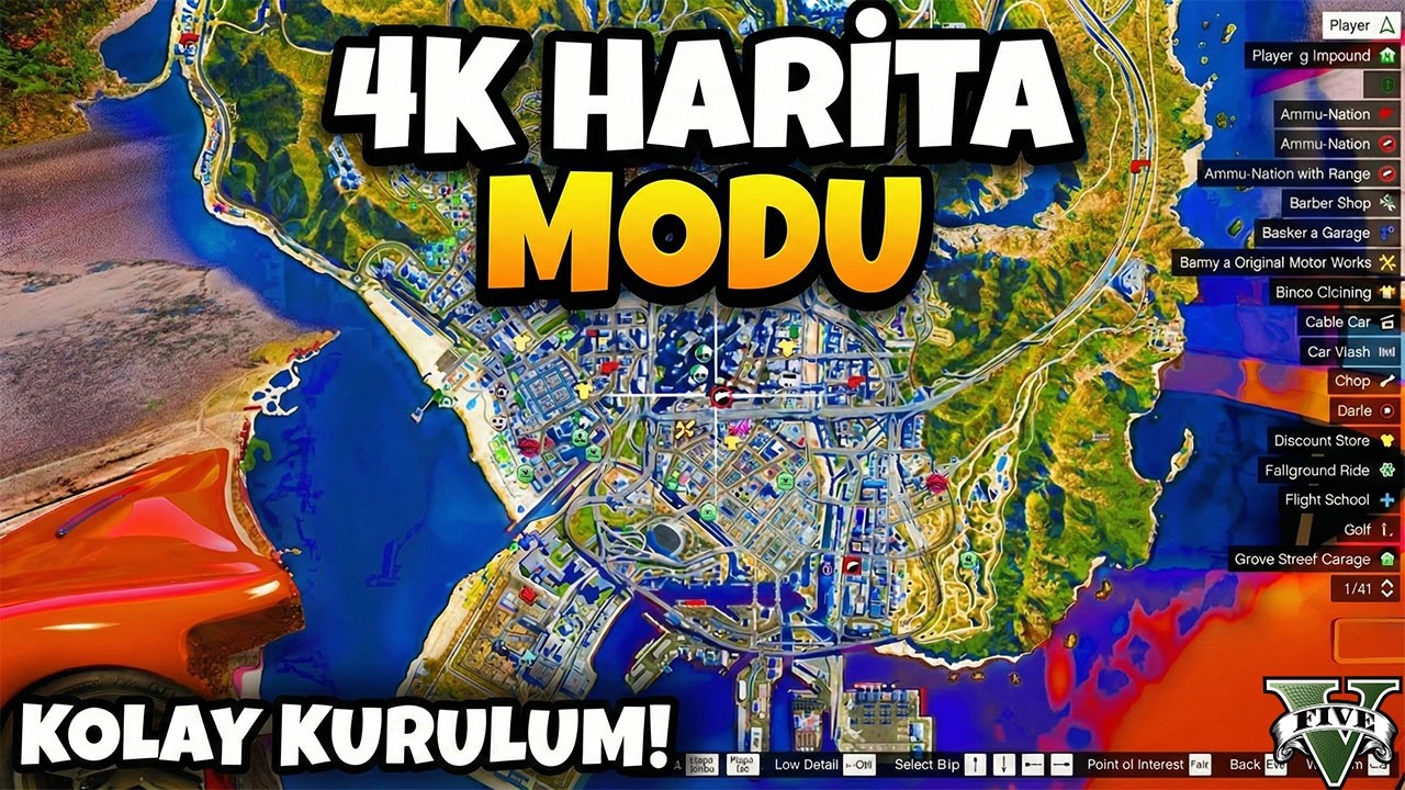 GTA 5 4K Harita Modu Nasıl Yüklenir? | En Çok Aranan Uydu Map Modu (Kolay Kurulum)