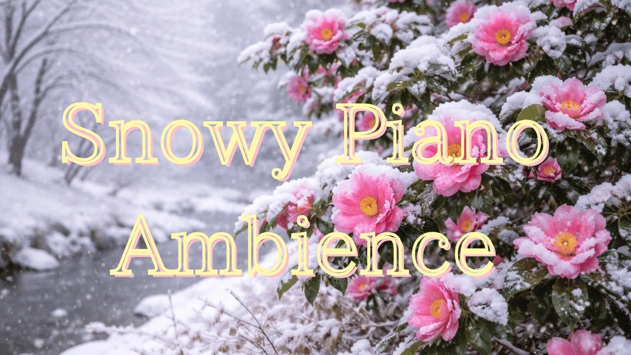 【3hour】Winter Flowers Ambient | Calm Nature Music for Relaxation and Focus