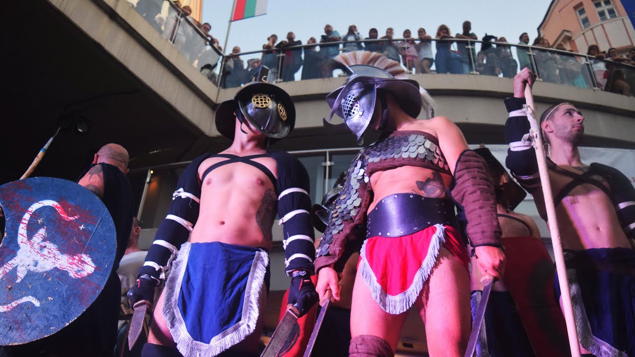 Gladiator Fight at a real Roman Stadium