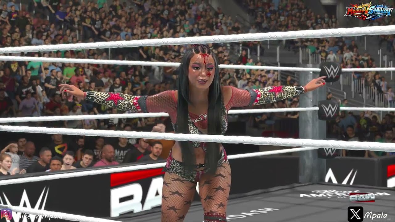 WWE 2K26 - Лив Морган и Роксанн Перес против Айви Найл и Натальи