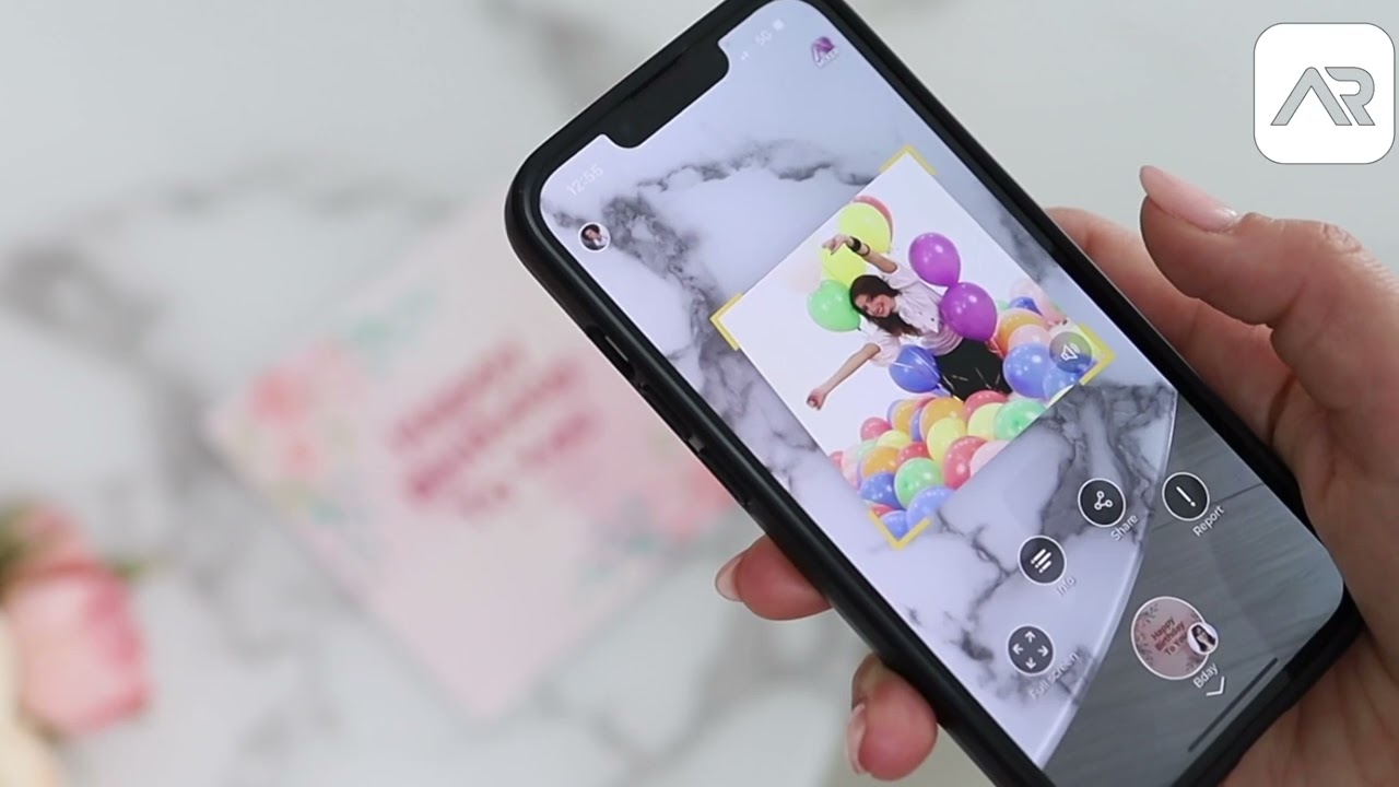 Augmented reality on greeting cards | interaktywna kartka rzeczywistość rozszerzona | ARmixer app