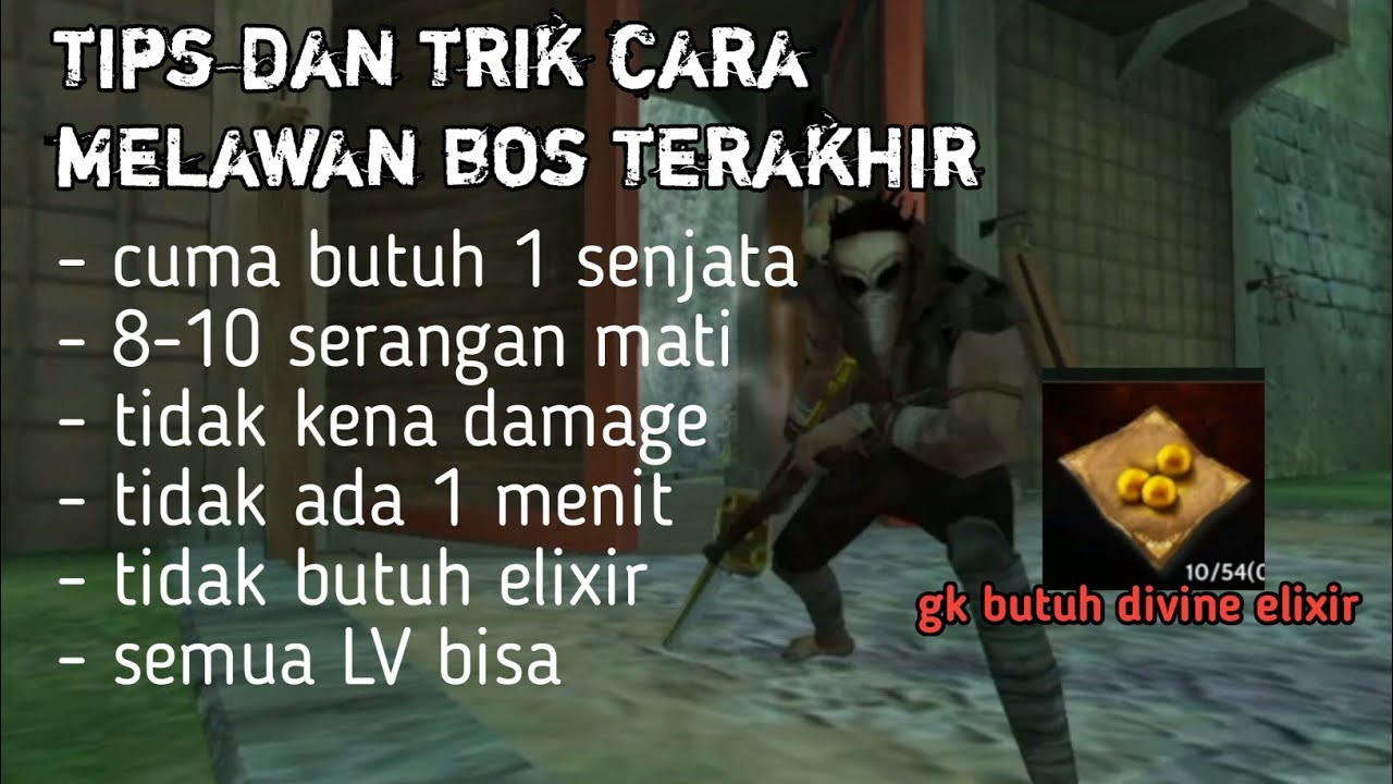 tips dan trik melawan bos terakhir - menang mudah tanpa kena damage - #ryukolegendofshadowhunter