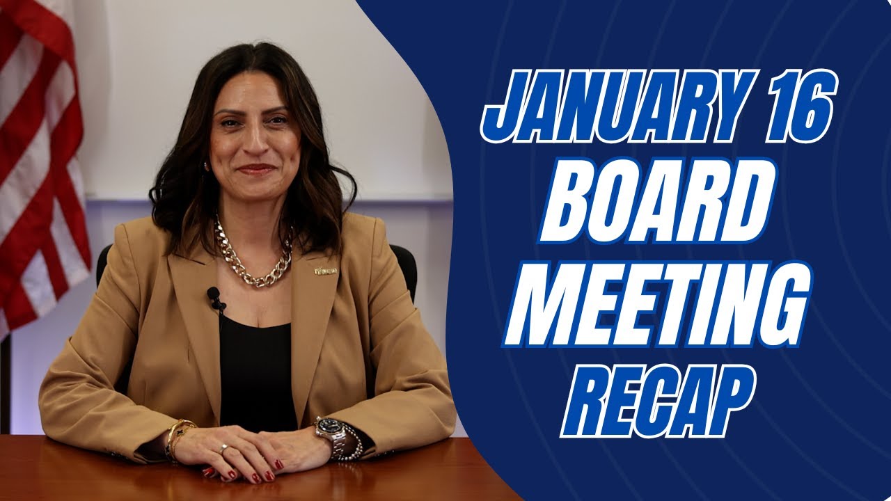 1/16/2026 Board Meeting Recap