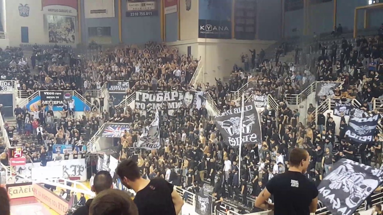 Paok partizan fans  08 02 2017