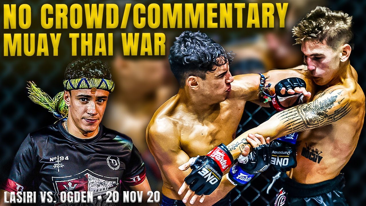 What An ELITE Muay Thai Fight Sounds Like With NO CROWD OR COMMENTARY