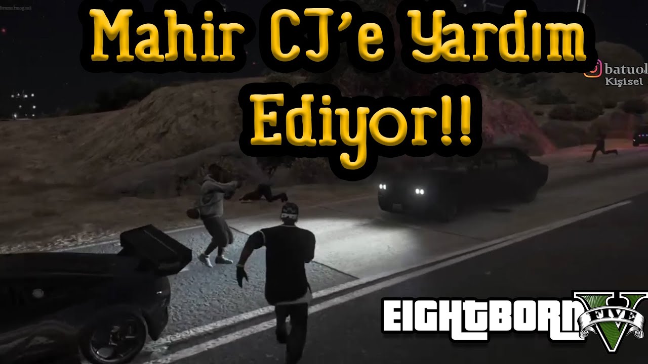 EightbornV Mahir, CJ'e Yardım Ediyor!! - CJ ve Rocco'yu Polis Durduruyor!! - EightbornV Nickedbow