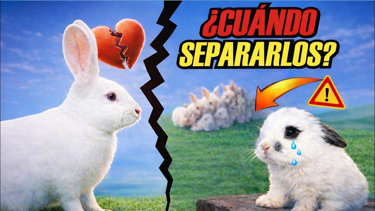 C&oacute;mo y Cu&aacute;ndo separar a los conejitos de su mam&aacute; | Orejoncitos Granja