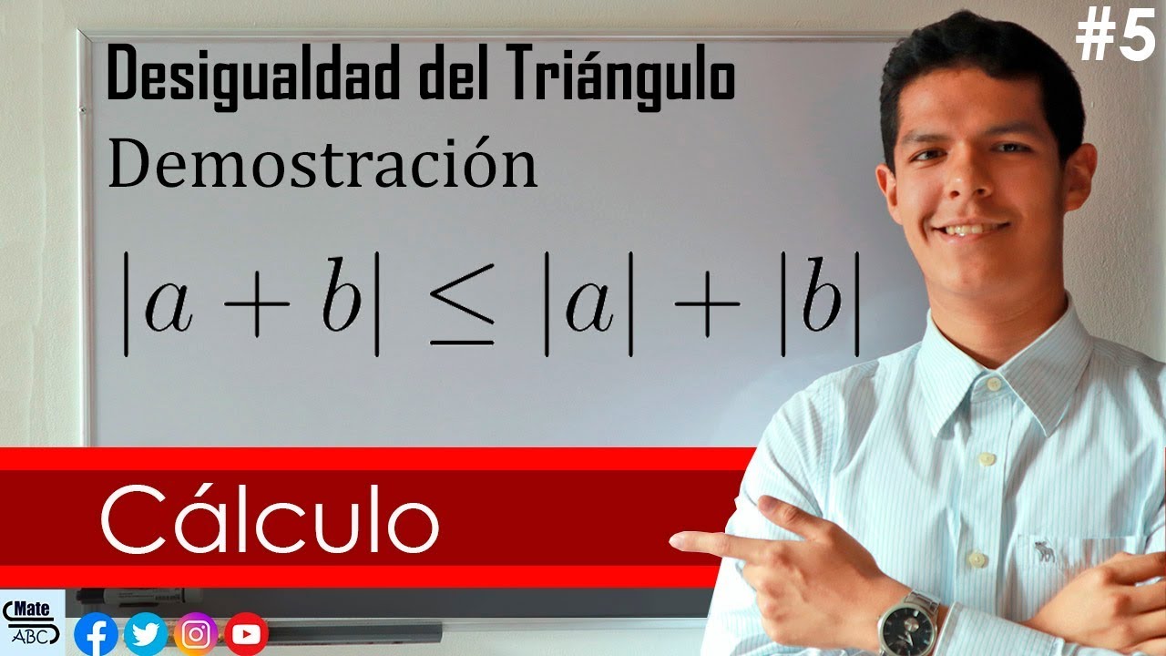 CÀLCULO. Demostración de Desigualdad del Triángulo en R (#5)