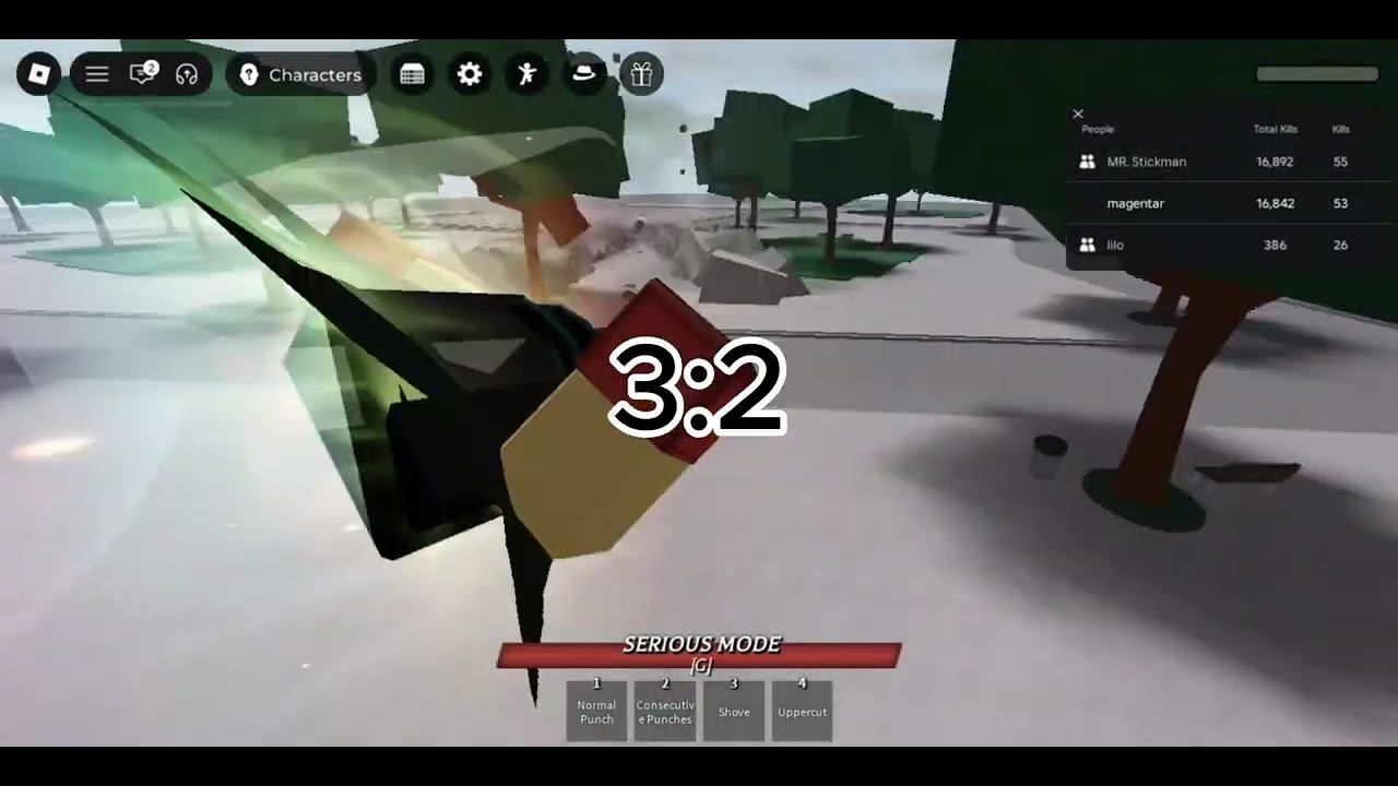 1v1 with my friend/@datte-bayo066