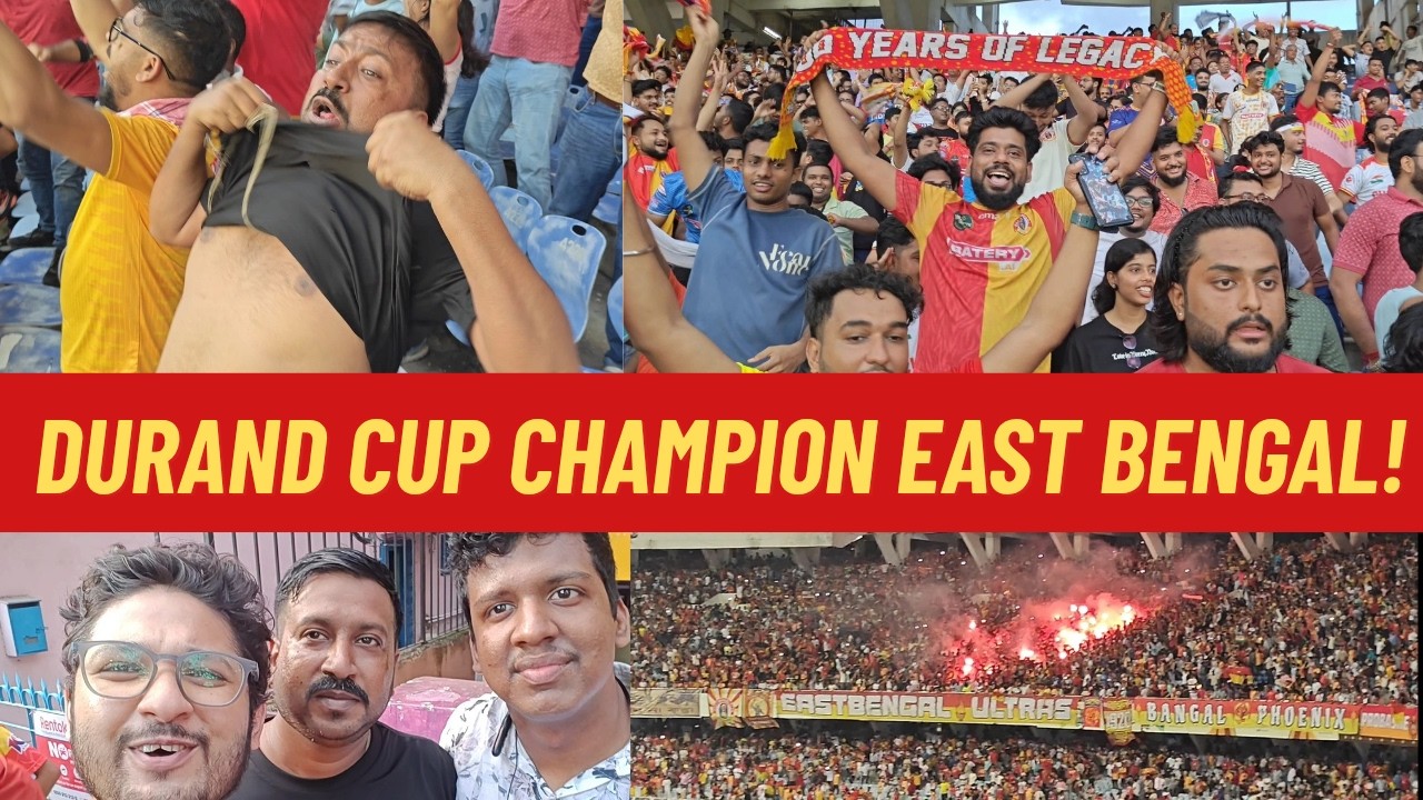 East Bengal vs Mohun Bagan Vlog! 🔥 Durand Cup Final 2026! 🏆