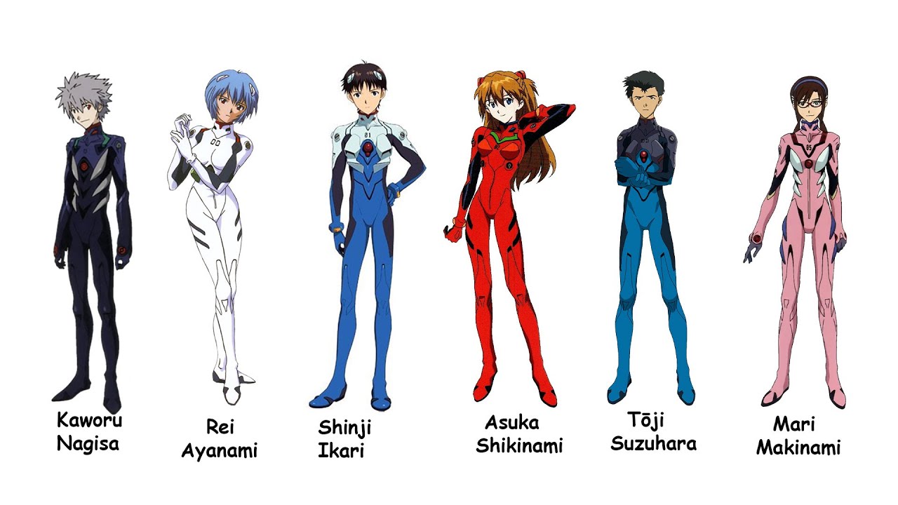Every Pilot from Evangelion