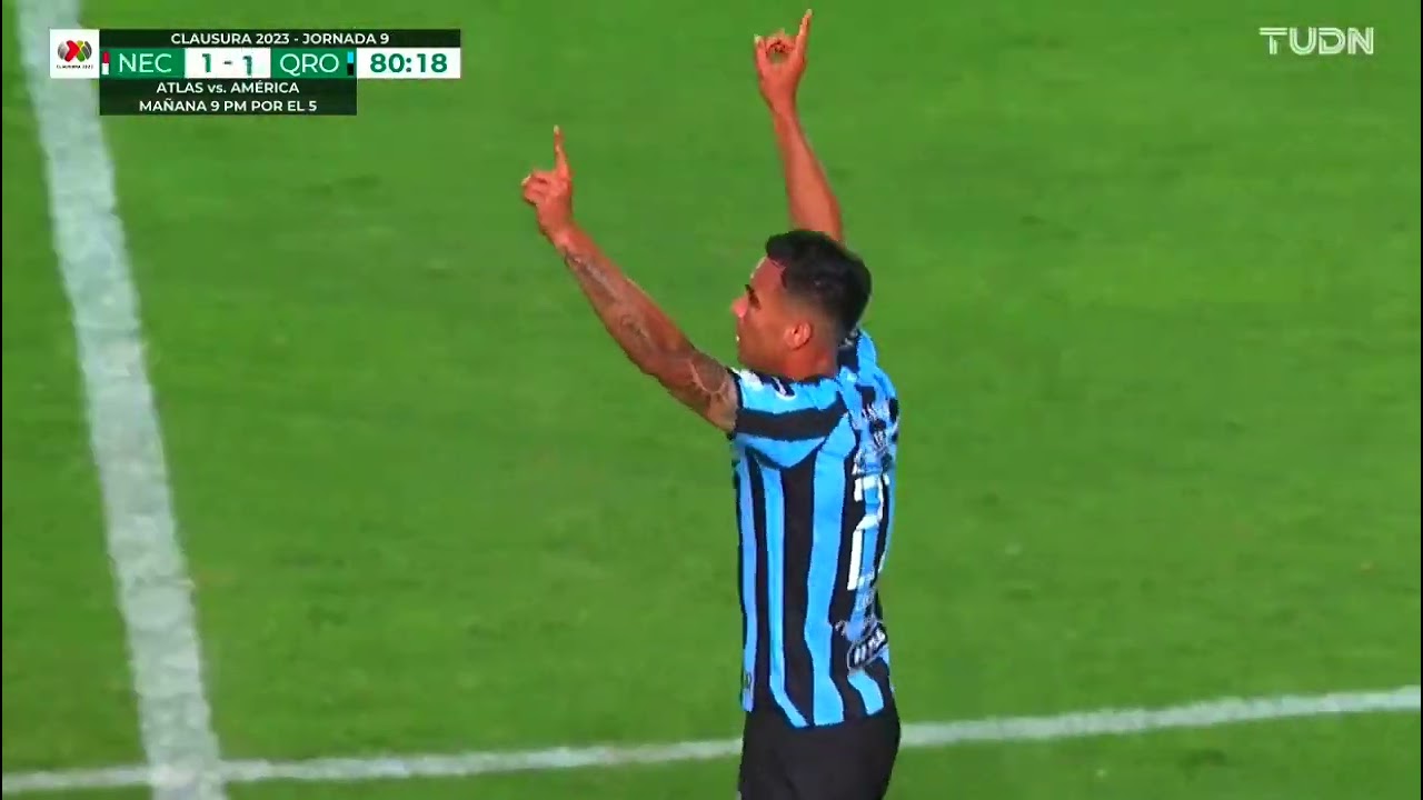 Gol de Christian Rivera | Necaxa 1-1 Quer&eacute;taro | Liga BBVA MX - Clausura 2023 - Jornada 9