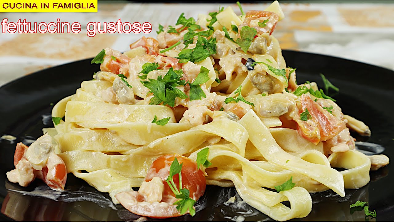 FETTUCCINE GUSTOSE RICETTA SEMPLICE E VELOCE