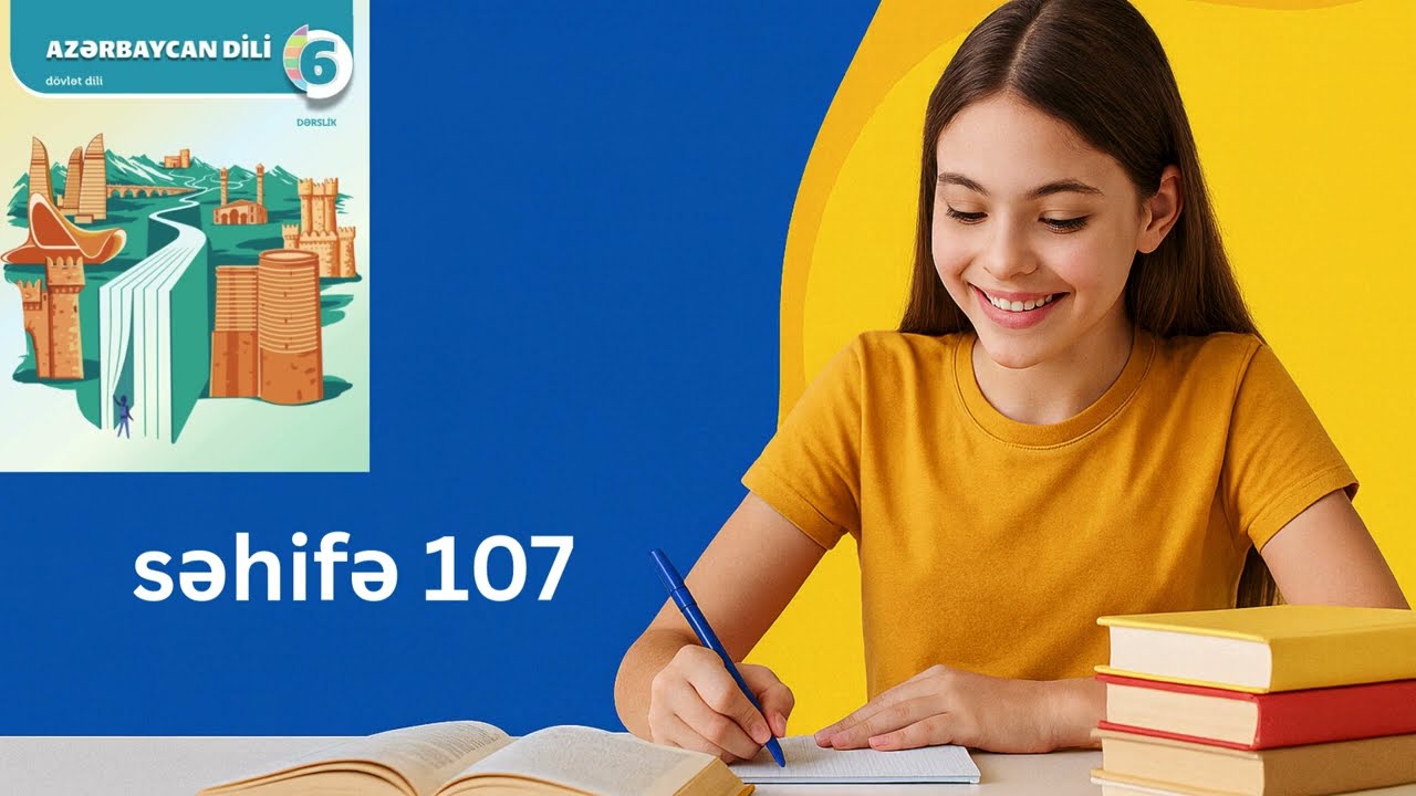 6-cı Azərbaycan dili dövlət dili (Rus dili) səhifə 107