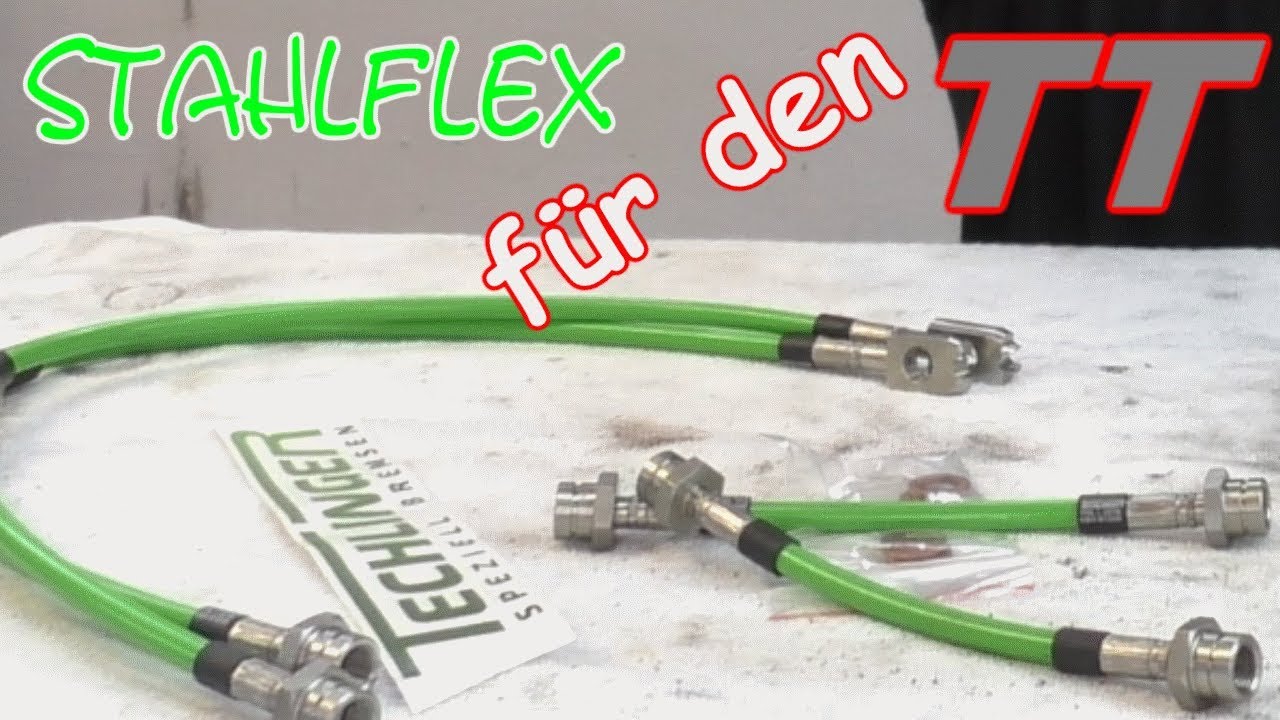 Stahlflex Bremsschläuche für den TT 8N