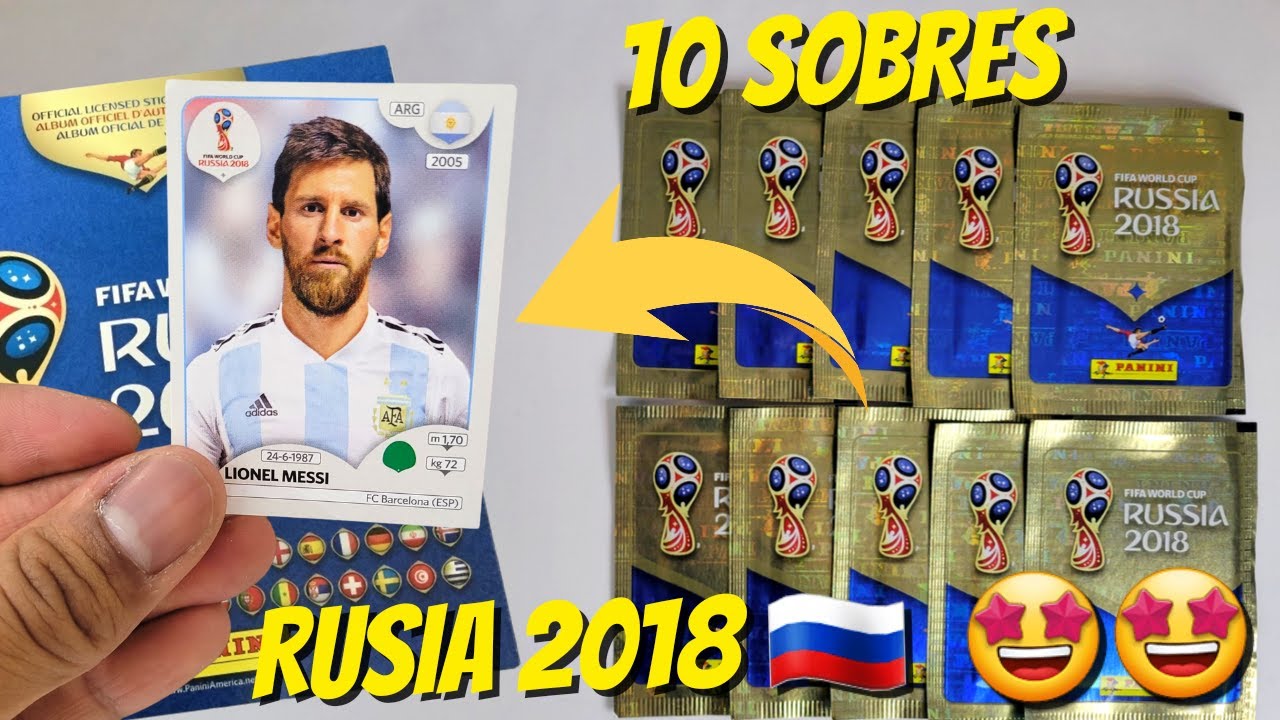 Abriendo *10 SOBRES* Mundial 2018