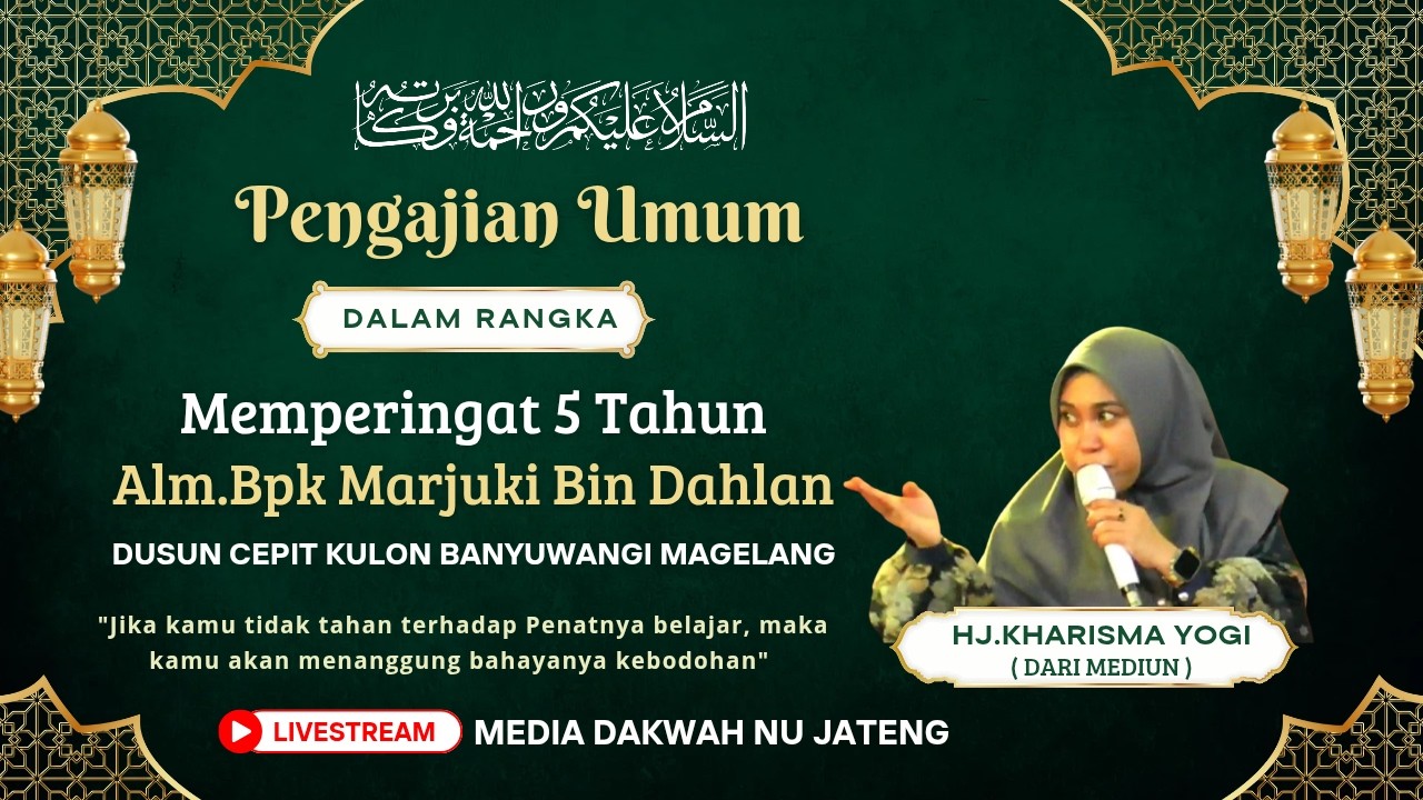 🔴Live Ceramah Terbaru Hj.Kharisma Yogi Di Dusun Cepit Kulon Banyuwangi Magelang