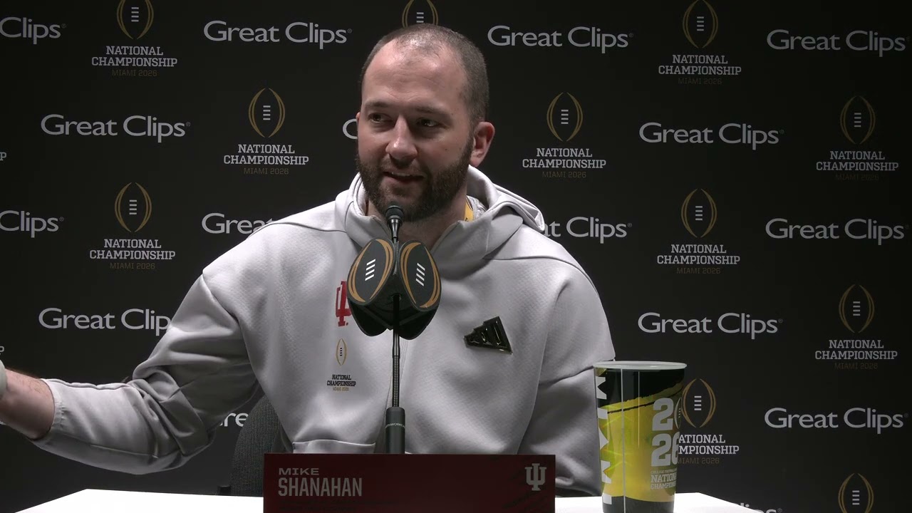 IU OC Mike Shanahan national championship media day Q&A