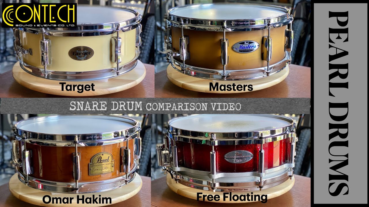 pearl snare drum comparison