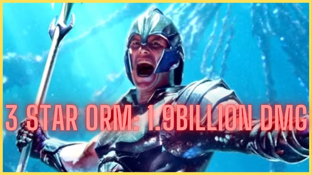 ORM 3 star does 1.9 Billion Damage one shot | Solo Raid #injustice2mobile 