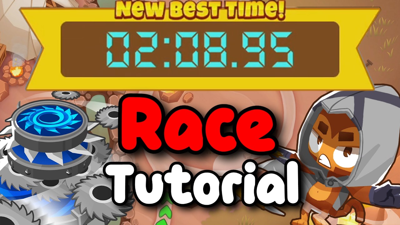 BTD6 Race Tutorial / guide | Three Mines Back Around