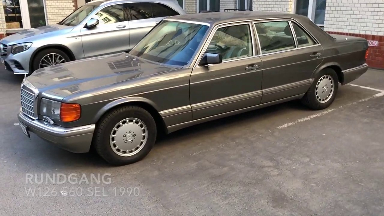 Mercedes-Benz 560 SEL W126 Rundgang Oldtimer