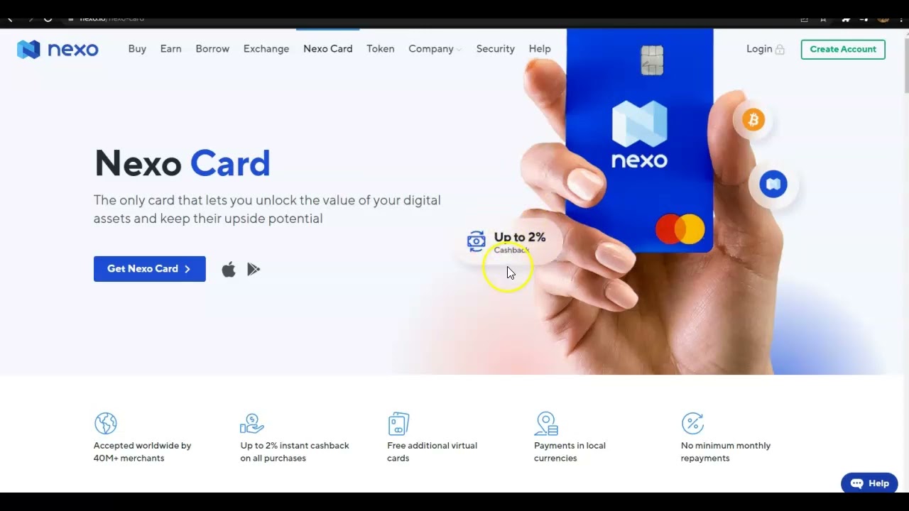 I JUST USED THE NEXO CREDIT/DEBIT CARD