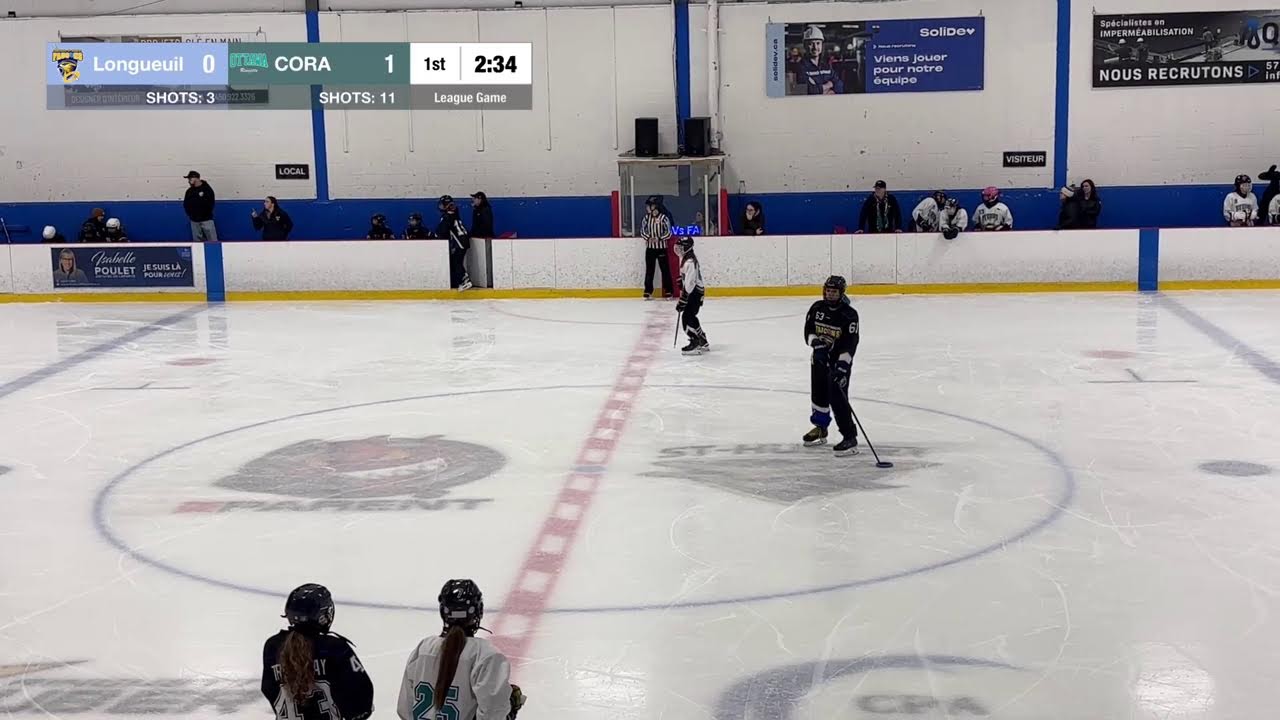 CORA “Blades Of steel” vs. Longueuil Faucons