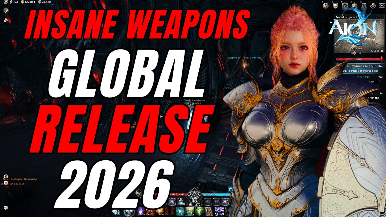 AION 2: глобальный релиз в 2026 году: все 8 классов, эпическое оружие + потрясающая графика (Stea...