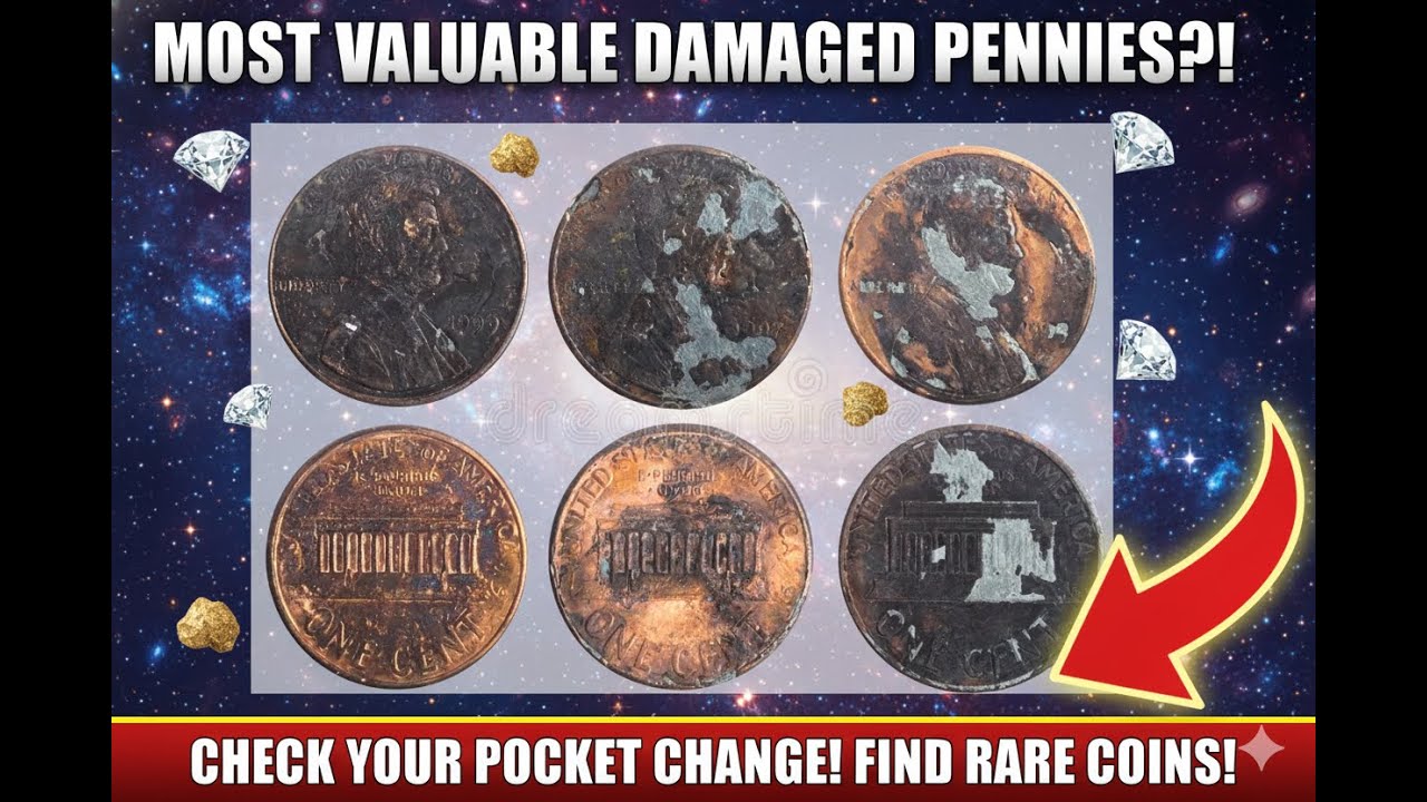 Don&rsquo;t Clean These Pennies! Top 10 Dirty Coins Worth Millions Of Dollars! Please Urgnet Contact Me