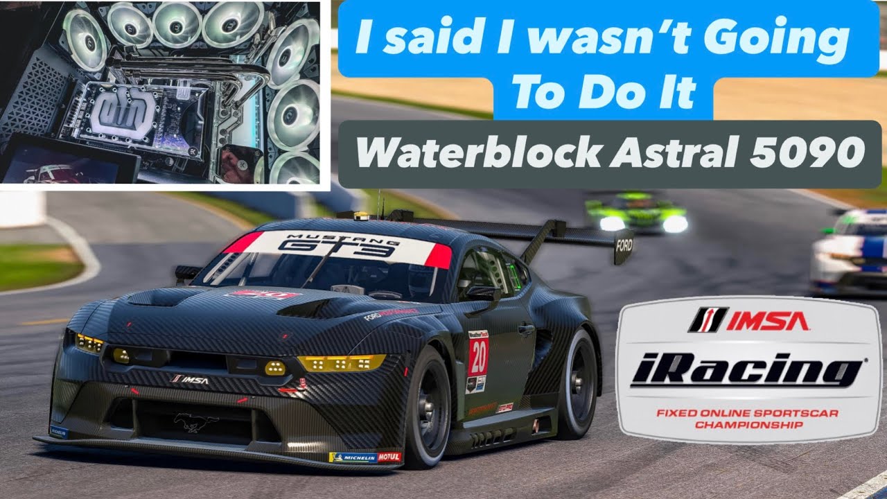 Porsche Guy Tests the Mustang GT3 @ Road Atlanta-iRacing