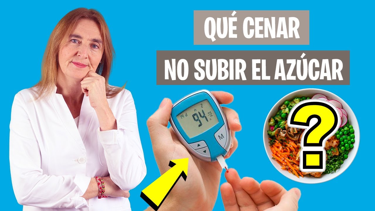 COME ESTO de NOCHE para que NO SUBA la GLUCOSA | Mantén la glucemia estable | Nutrición clínica