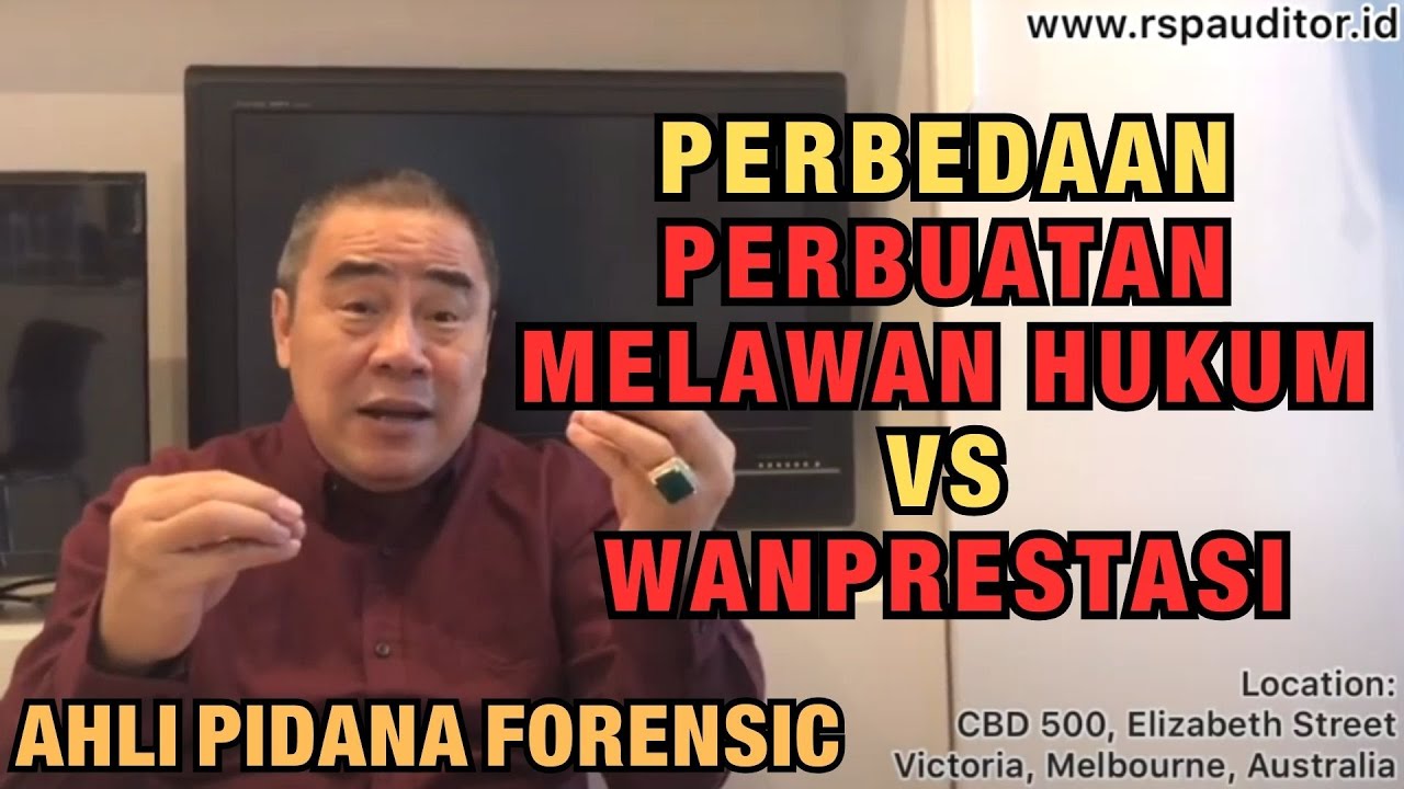 PERBEDAAN PERBUATAN MELAWAN HUKUM (PMH) VS WANPRESTASI