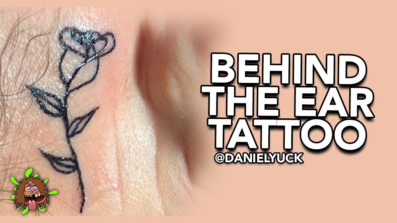 Behind The Ear Tattoo