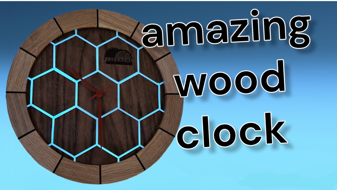 how to make a wooden wall clock