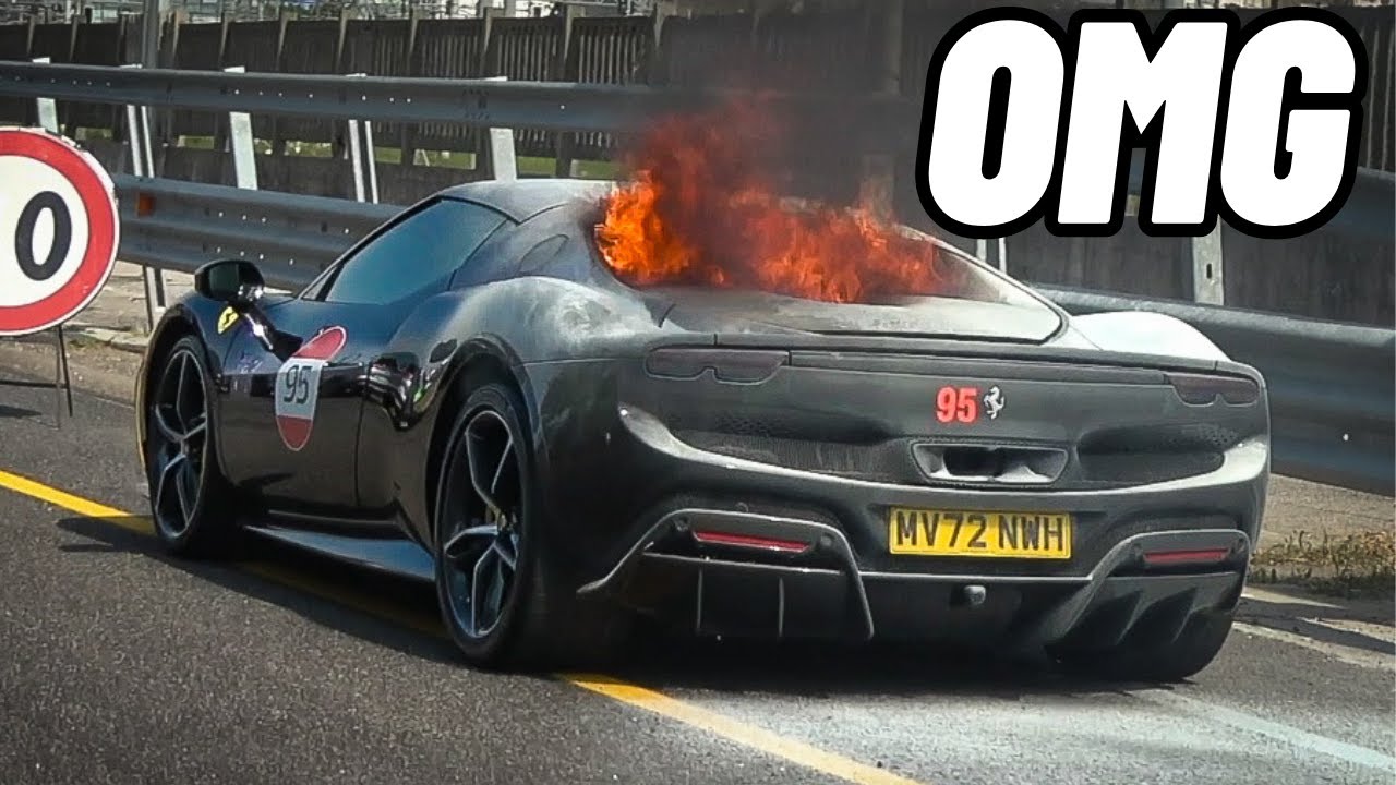 Ferrari 296GTB catches FIRE on Venice Cavalcade - DAY 1 MADNESS!