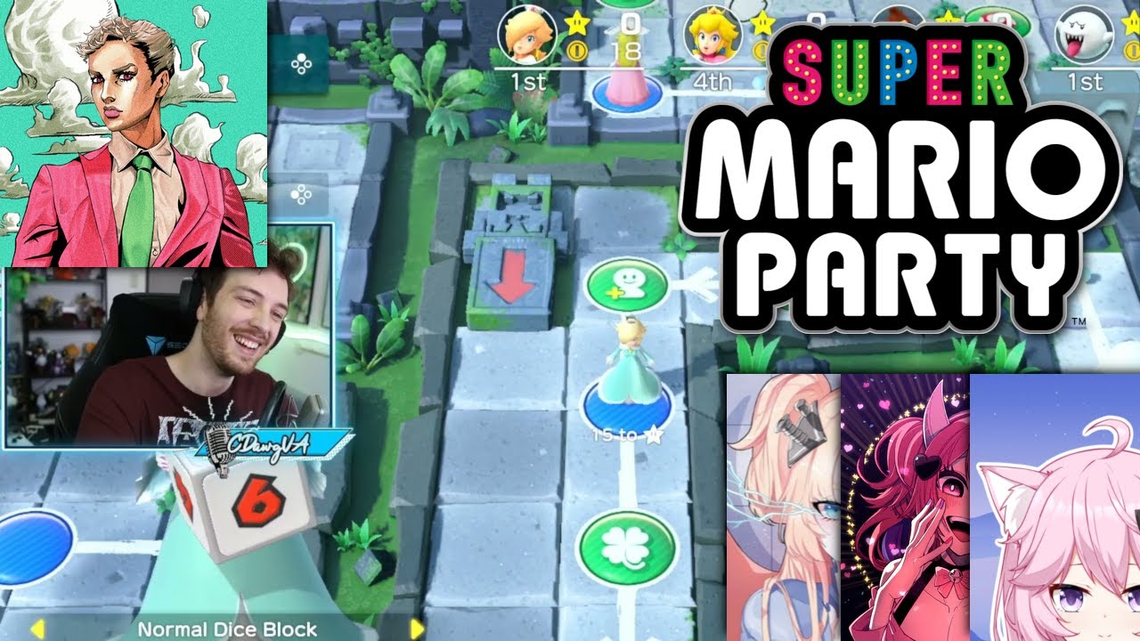 Super Mario Party w/ Nyanners, Ironmouse & Hime + RE5 (Part 4) [2021-07-08]