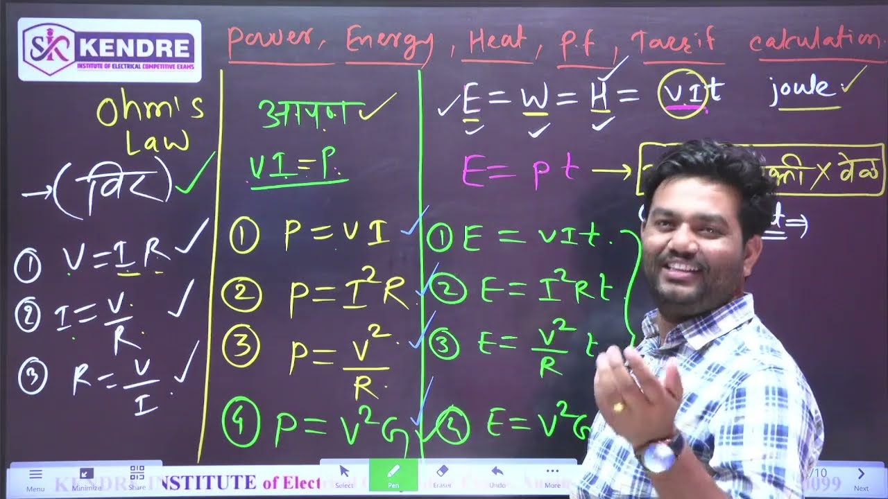Energy  II  Power  II Heat  II   Power Factor & Tariff Calculation  -By सहदेव केंद्रे