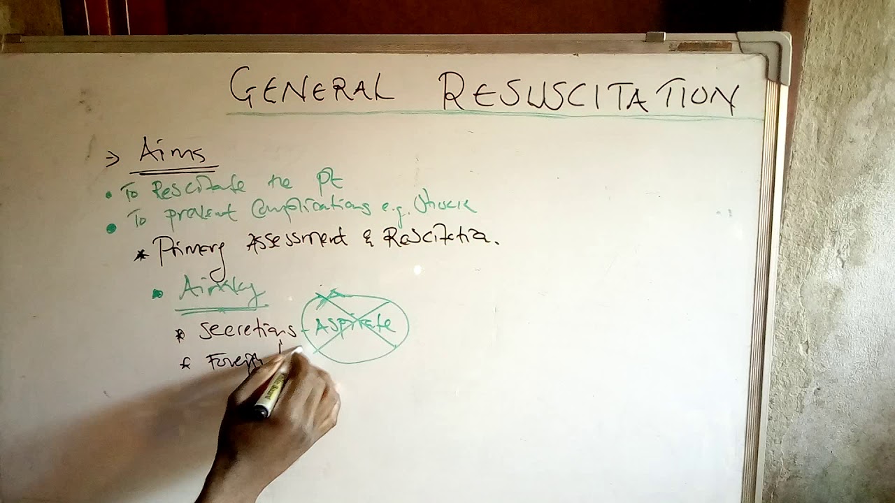 Surgery -General Resuscitation  Friday Raymond muwowo