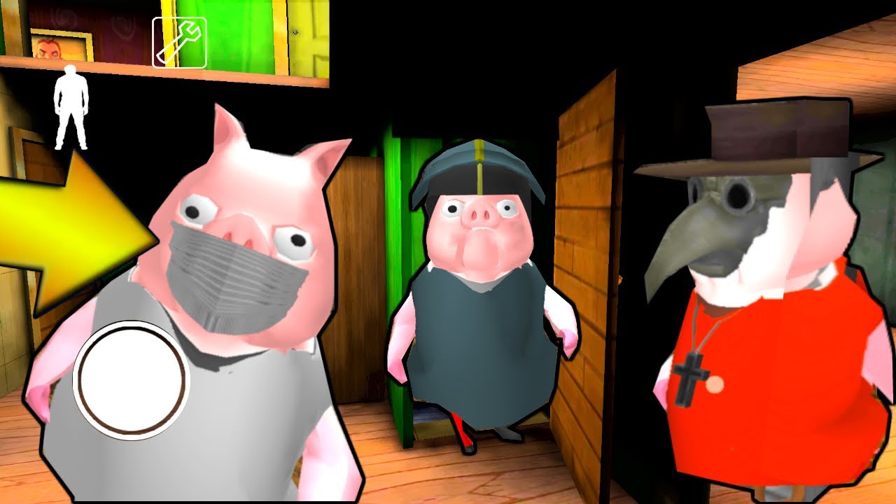 ДЕЛАЮ ВТОРУЮ КОНЦОВКУ ПРОТИВ СВИНКА СОСЕДЕЙ - Piggy Doctor Neighbor Escape