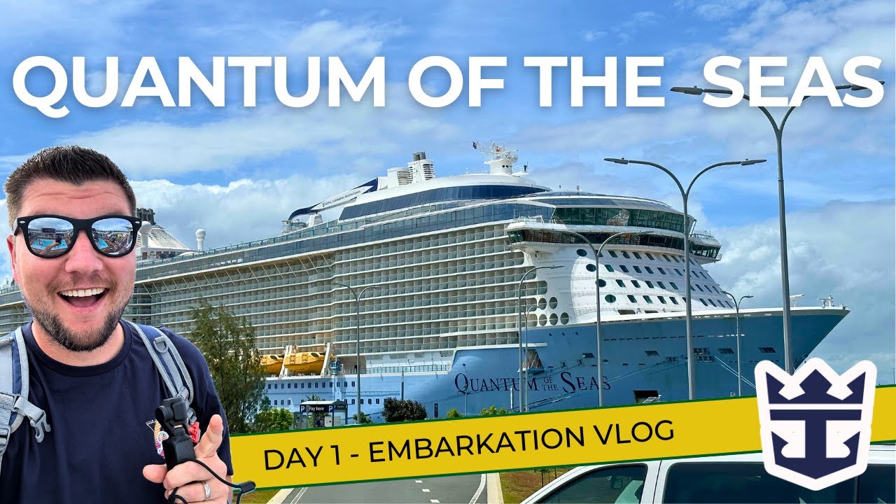 Quantum of the Seas — Брисбен, Австралия. Видеоблог о посадке на судно | Gold Cruisin', март 2024 г.
