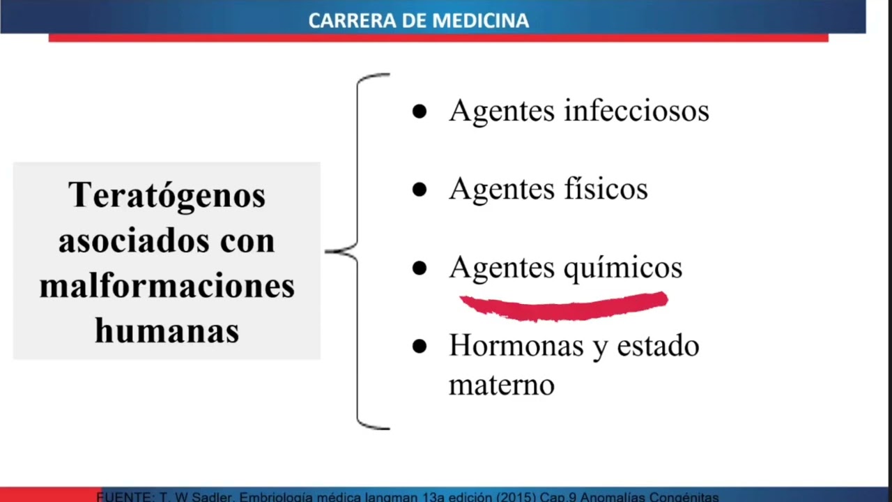 UTMACH:EMBRIOLOGIA: TERATOLOGIA