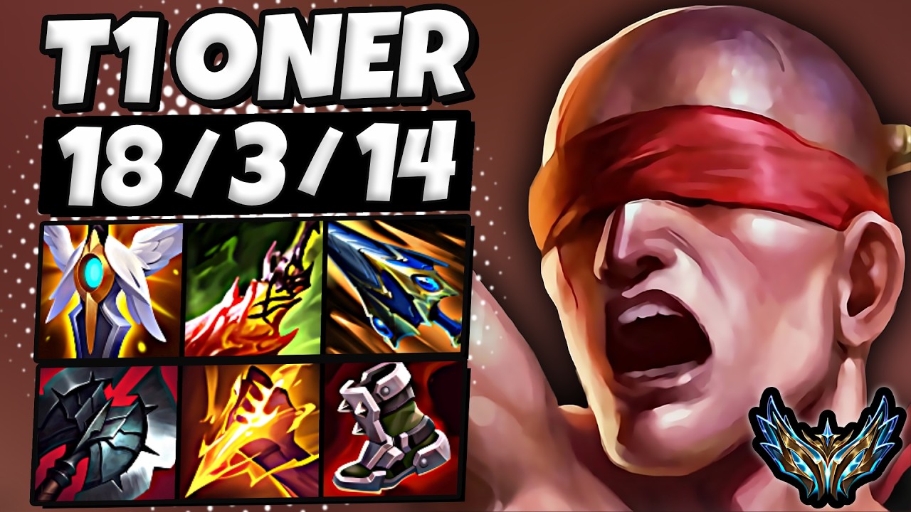 T1 Oner Lee Sin vs Nocturne [ Jungle ] Korea Challenger 2260 LP | Patch 26.7