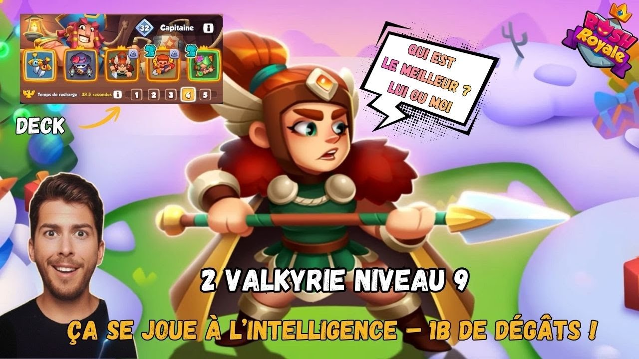 Rush Royale | 2 Valkyrie niveau 9 🔥 Ça se joue à l’intelligence – 1B de dégâts !